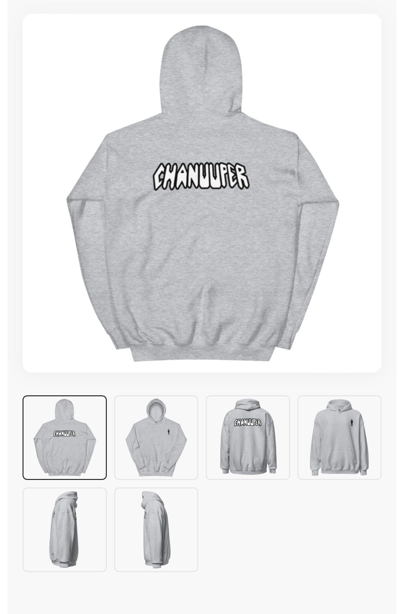 Chanuuper  Statement Hoodie